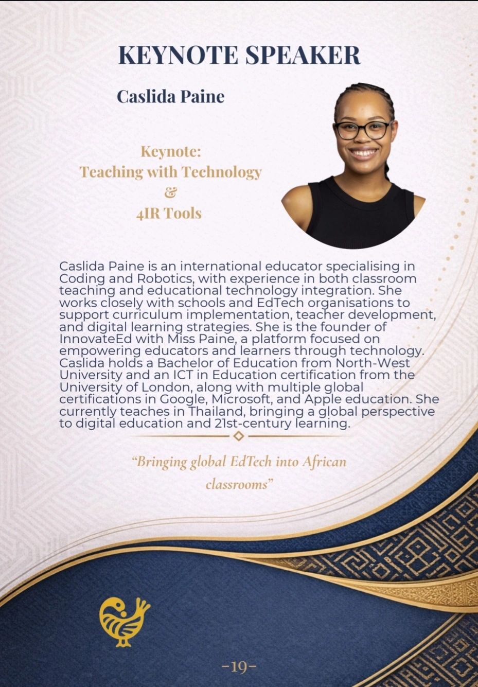 PATC Keynote Speaker