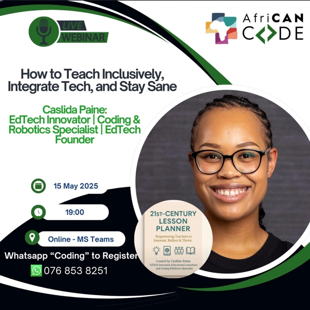 Webinar Guest Speaker at AfriCAN Code