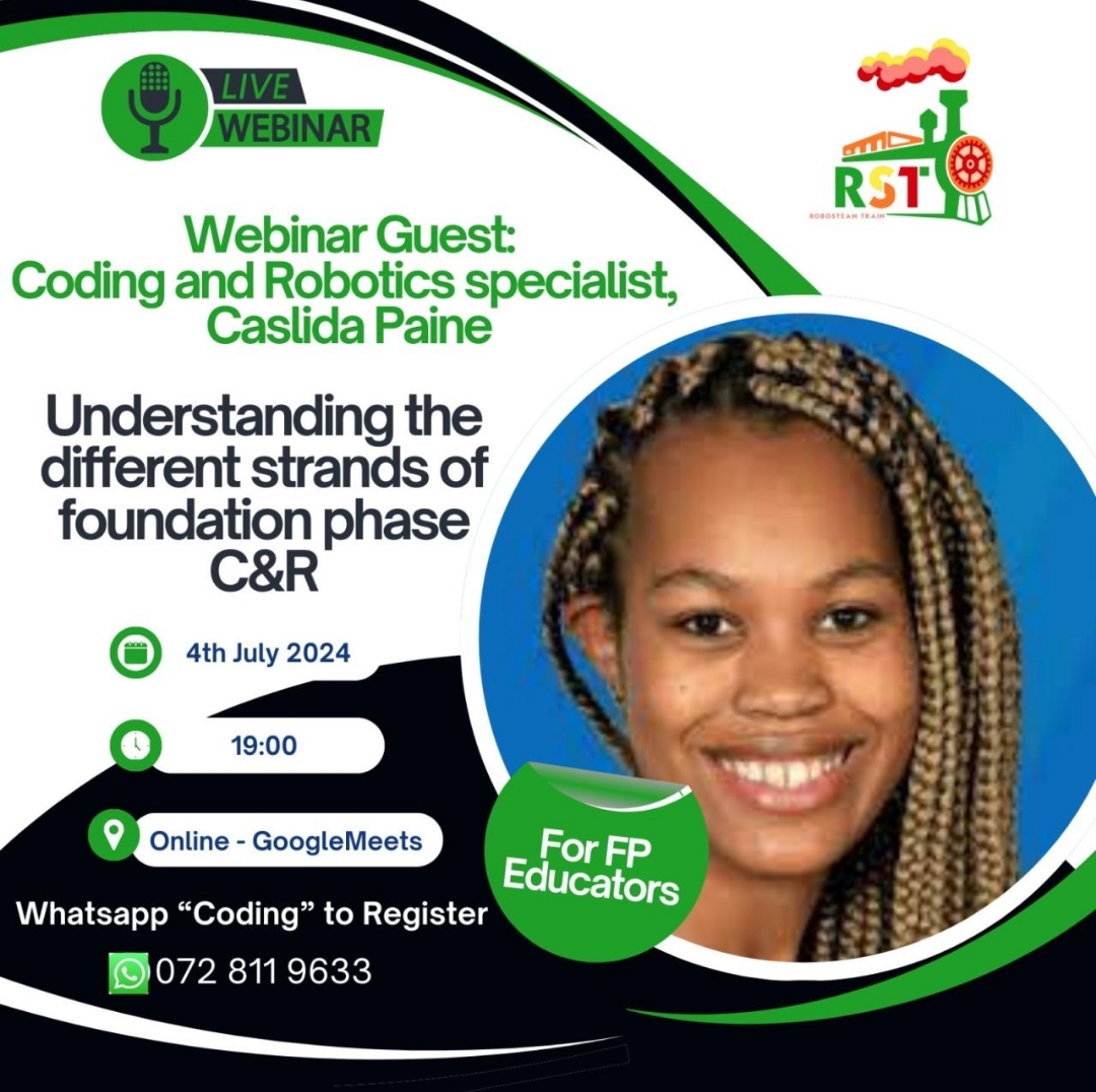 Webinar Guest Speaker at RoboSTEAM Train
